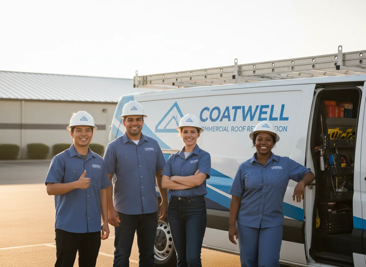 Commercial roof coating company in Waterford, WI