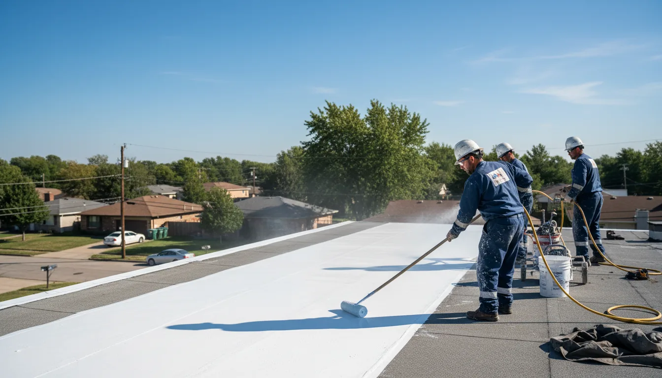 Commercial roof coating in Waterford, WI near me